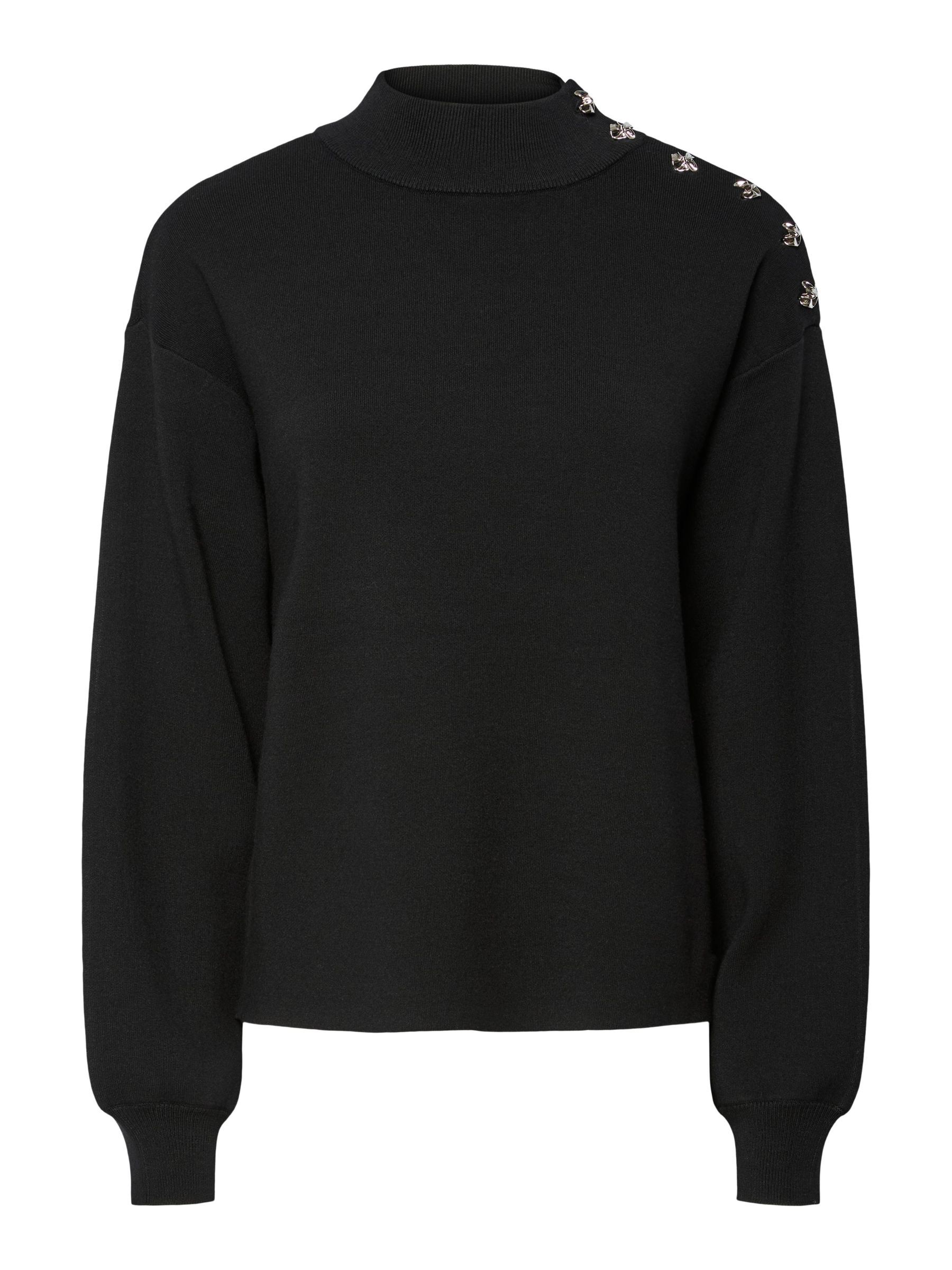 YASHAMA PEARL KNITTED PULLOVER | Black | YAS® Germany