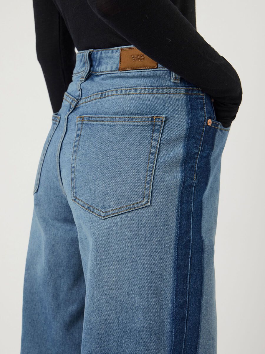 Carousel image - YASPAMELA HW WIDE FIT JEANS, Medium Blue Denim | 3