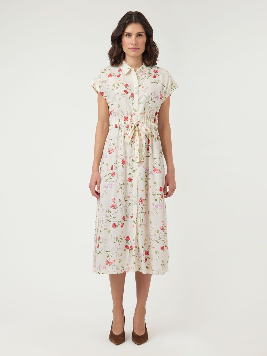 Product carousel image - YASASINA MIDI DRESS, Pristine | 1