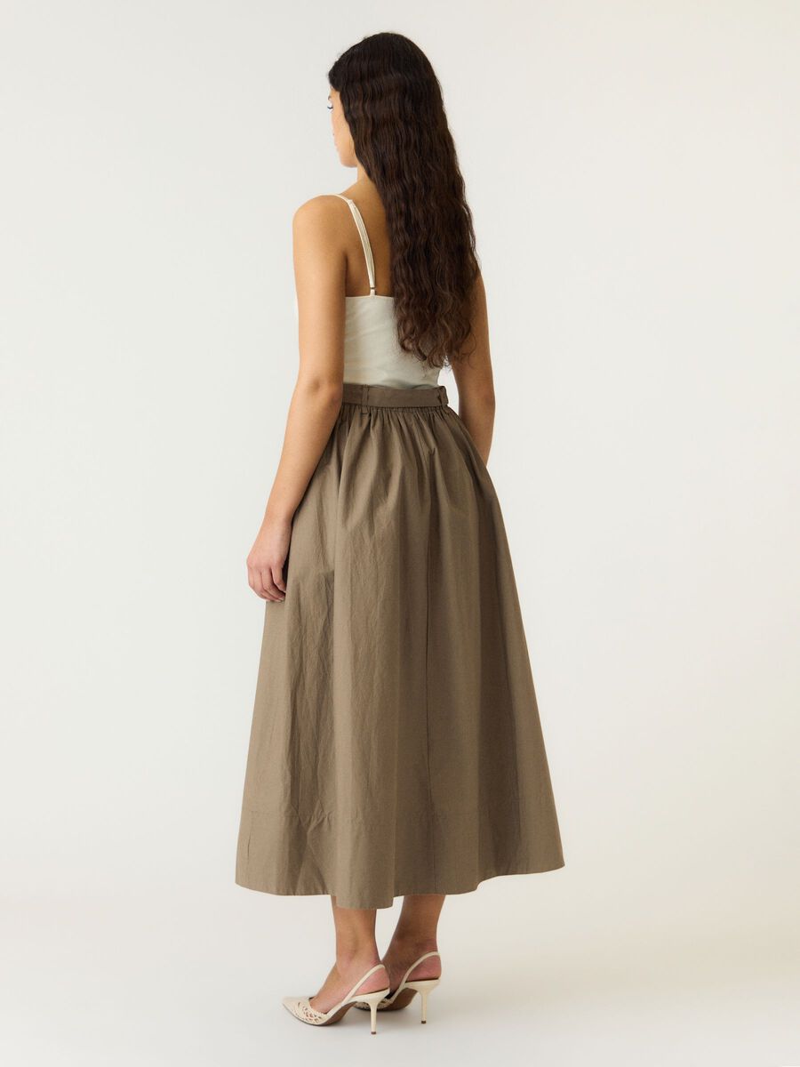 Carousel image 2 YASTIMBER HW MAXI SKIRT, Timber Wolf