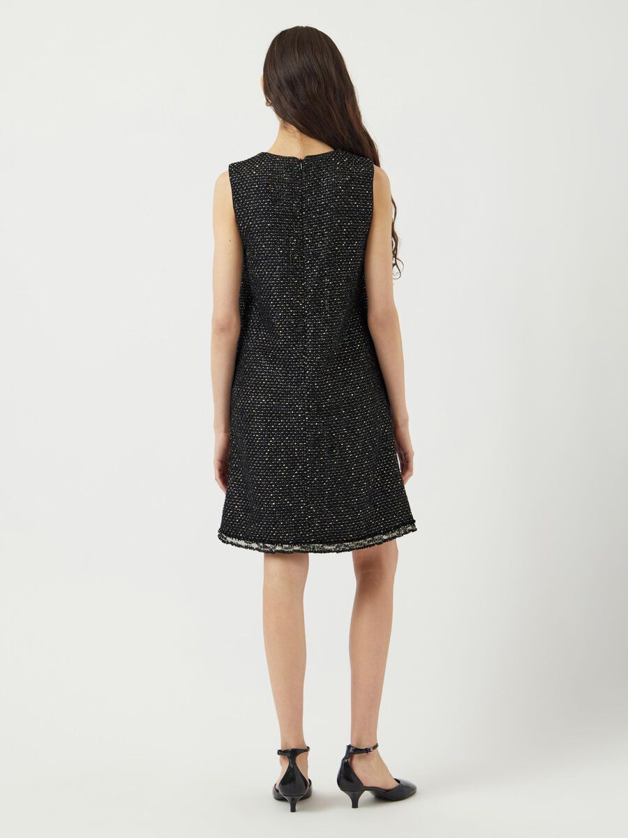 Product carousel image - YASUNIDA TWEED MIDIKLEID, Black | 2