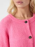Product image thumbnail - YASJOHI WOOL  KNITTED CARDIGAN, Begonia Pink | 5