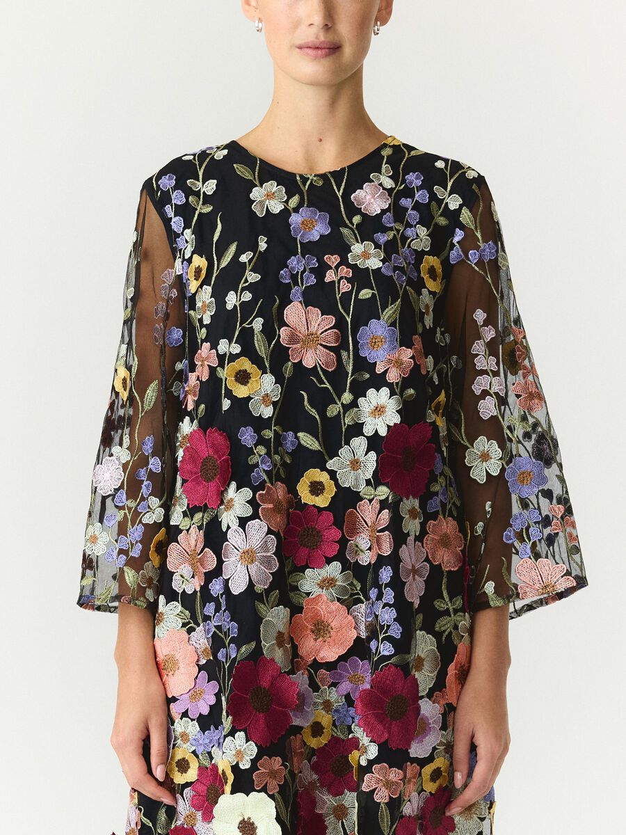 Carousel image 3 YASFLOWERING MIDI JURK, Black
