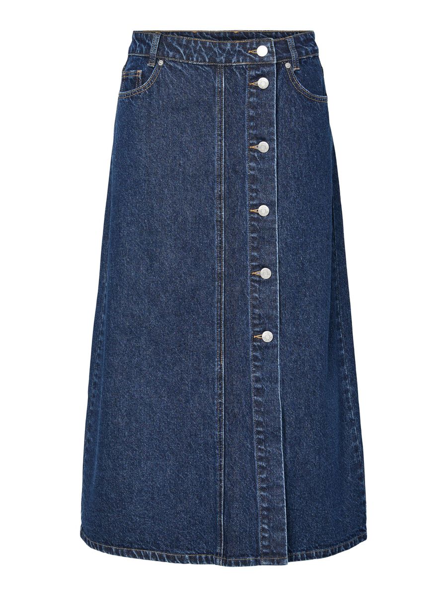 Carousel image - YASSORINA - TMH - DENIM MINI-ROBE, Medium Blue Denim | 5