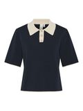 YAS YASMILLE GEBREIDE TOP, Navy Blazer, highres - 26034723_NavyBlazer_1170625_001.jpg