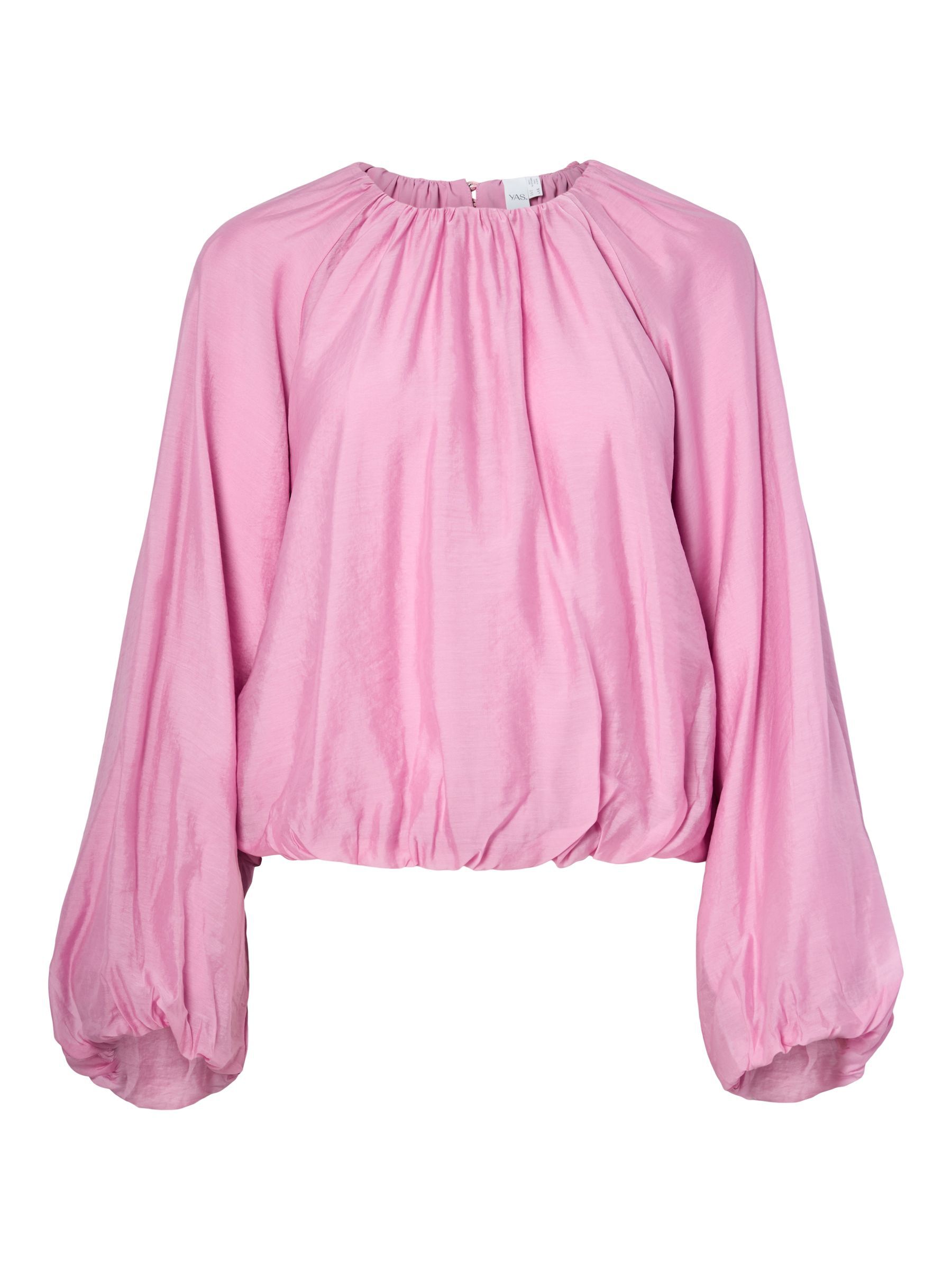 YASVALLO BALLOON LONG SLEEVED TOP | Purple | YAS® France