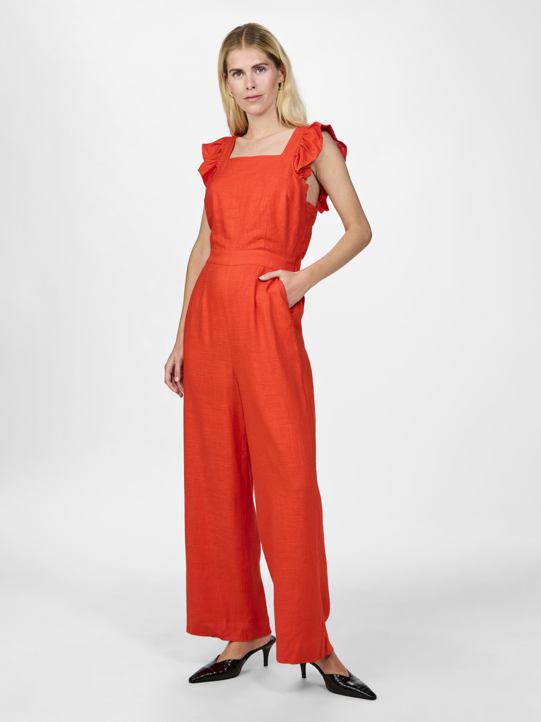 Rød jumpsuit shop