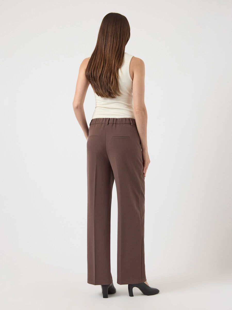 Carousel image - YASLIKKA PANTALON À JAMBE AMPLE, Chocolate Brown | 2