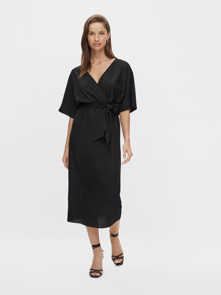 Y.A.S YASOLIMA ROBE MI-LONGUE, Black, highres - 26025341_Black_003.jpg