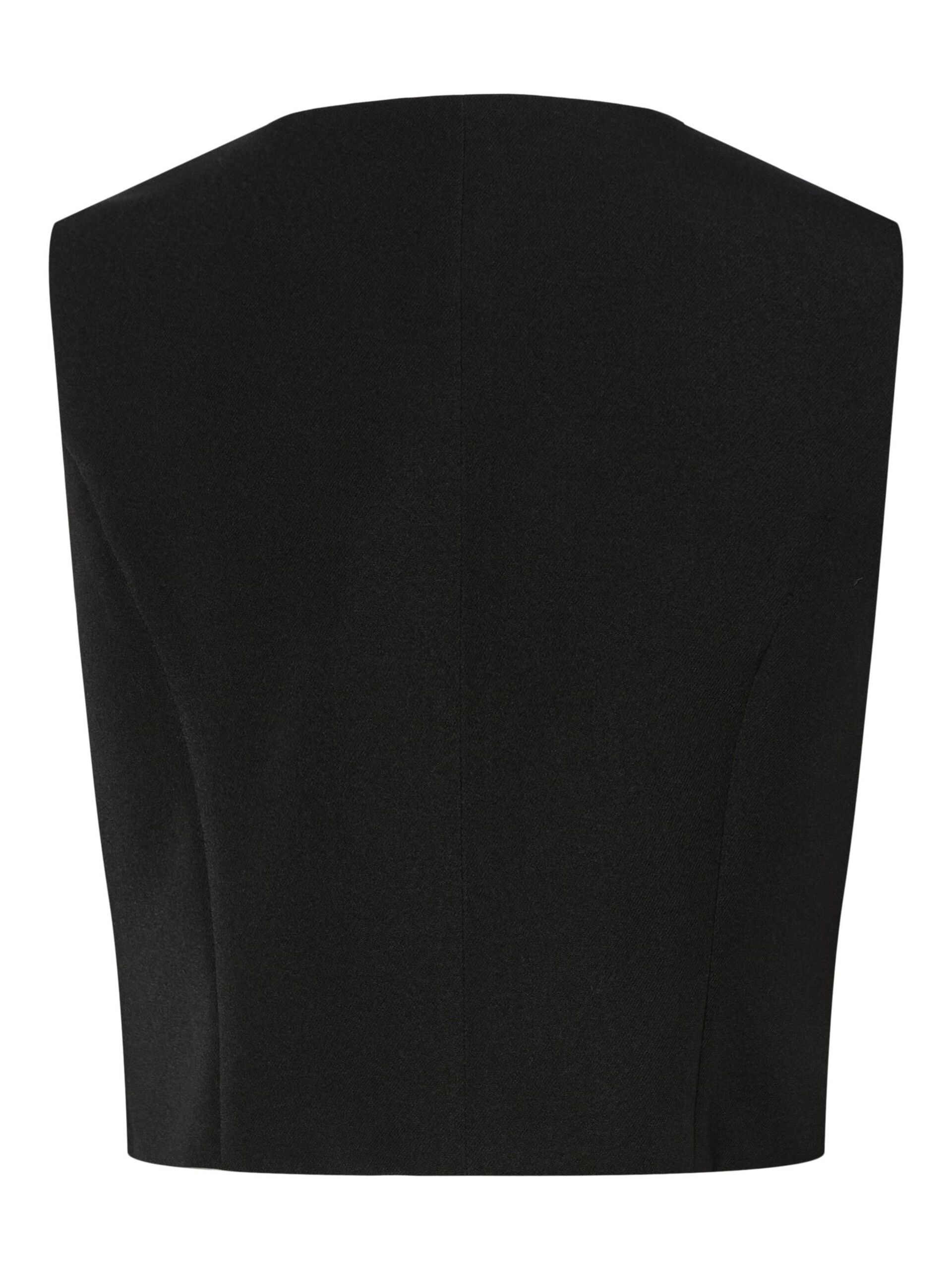 Carousel image - YASHANIA TAILORED WAISTCOAT, Black | 6