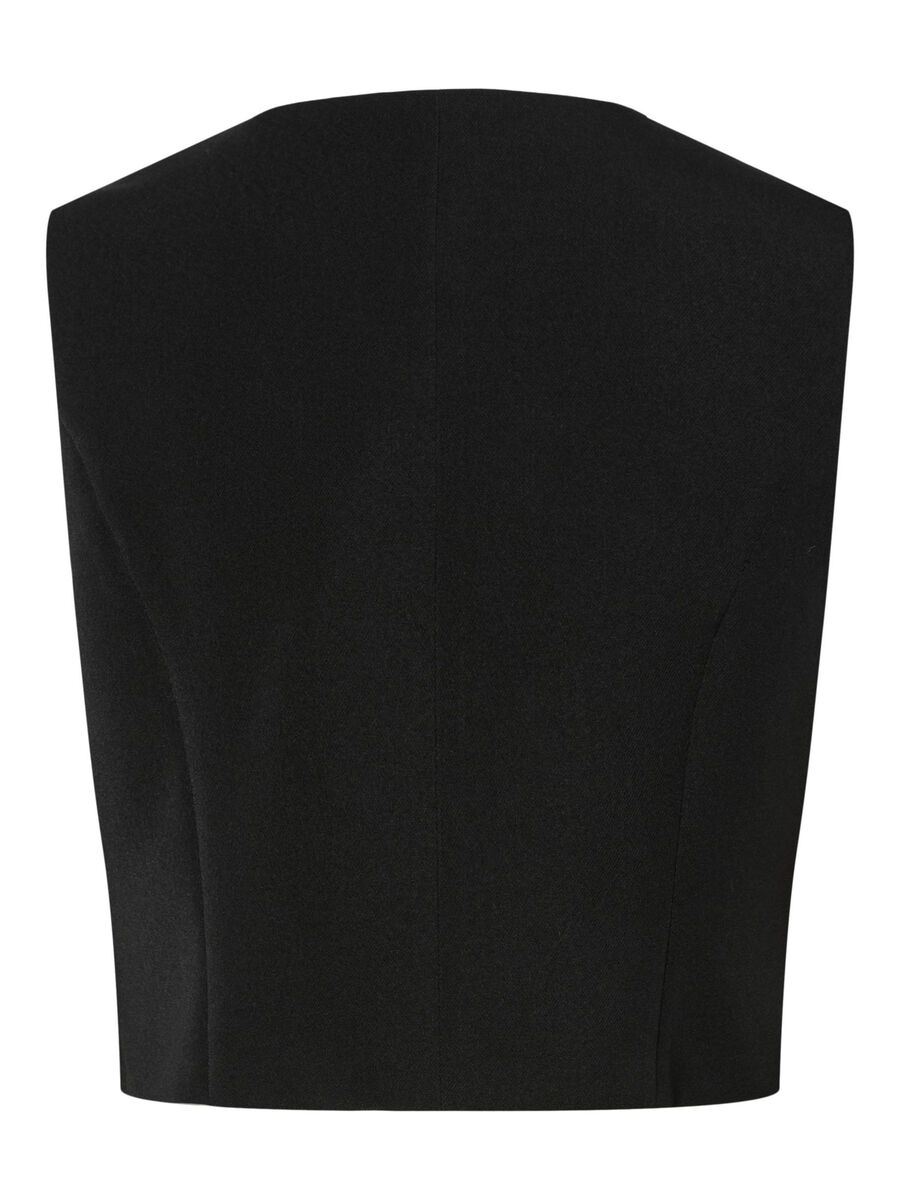 Carousel image - YASHANIA TAILORED WAISTCOAT, Black | 6
