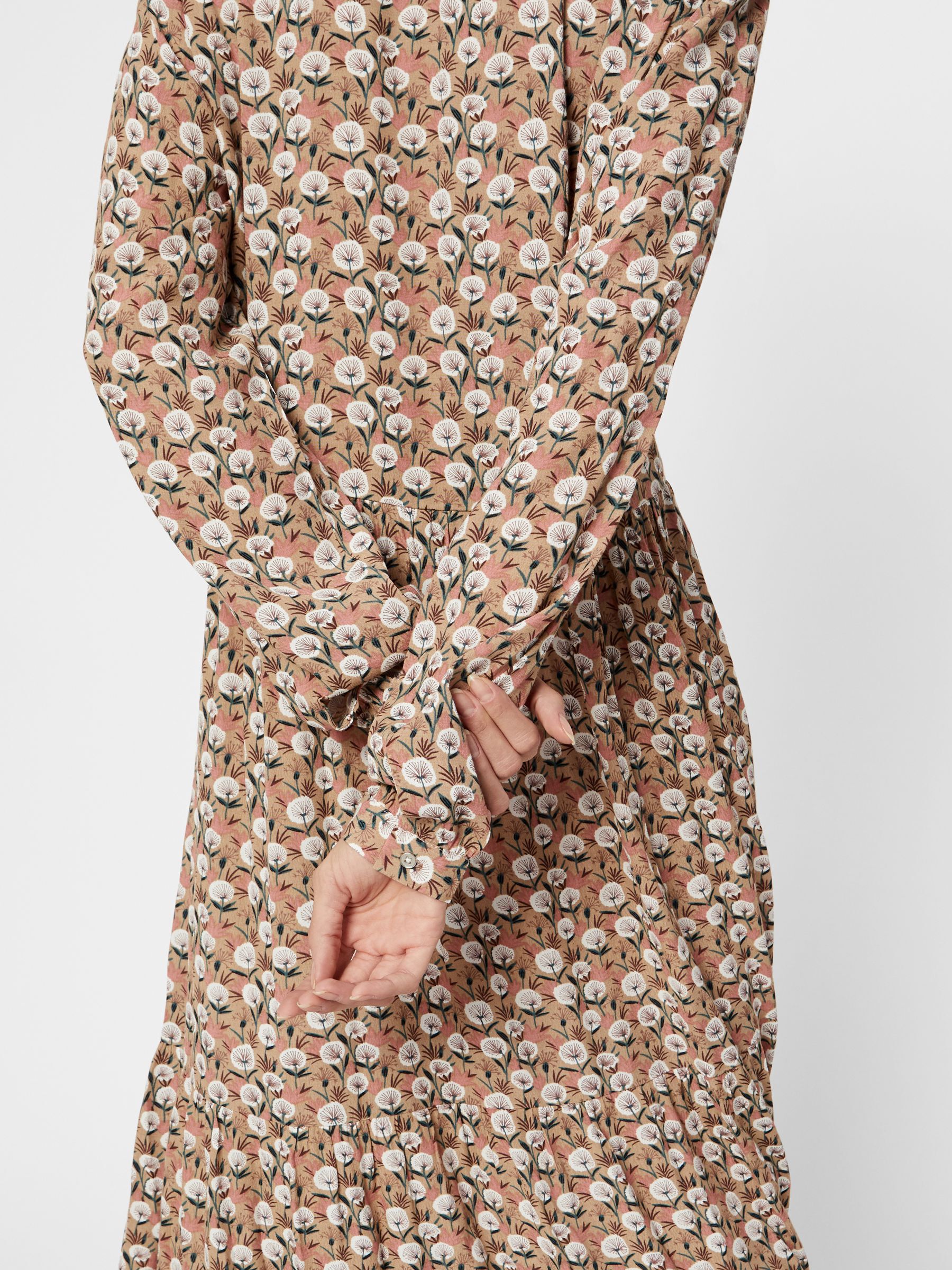 Yas floral print prairie dress hot sale