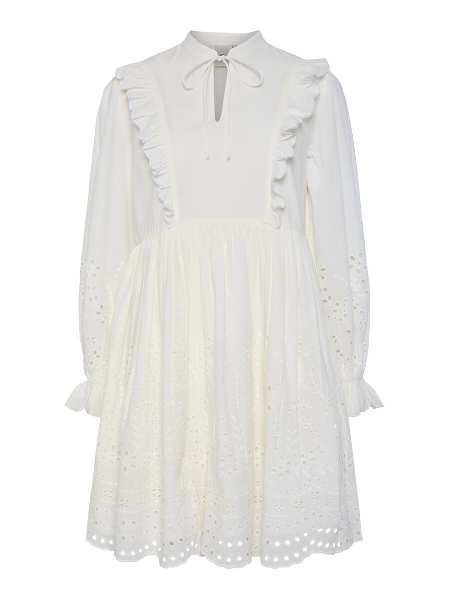 YAS YASLUMA MINI DRESS, Star White, highres - 26036256_StarWhite_001.jpg