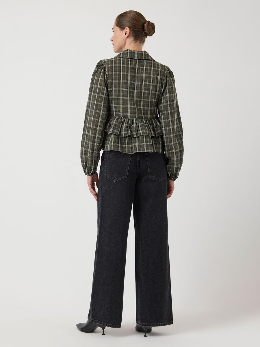 Product carousel image - YASCINNA TIE LONG SLEEVED TOP, Forest Night | 2