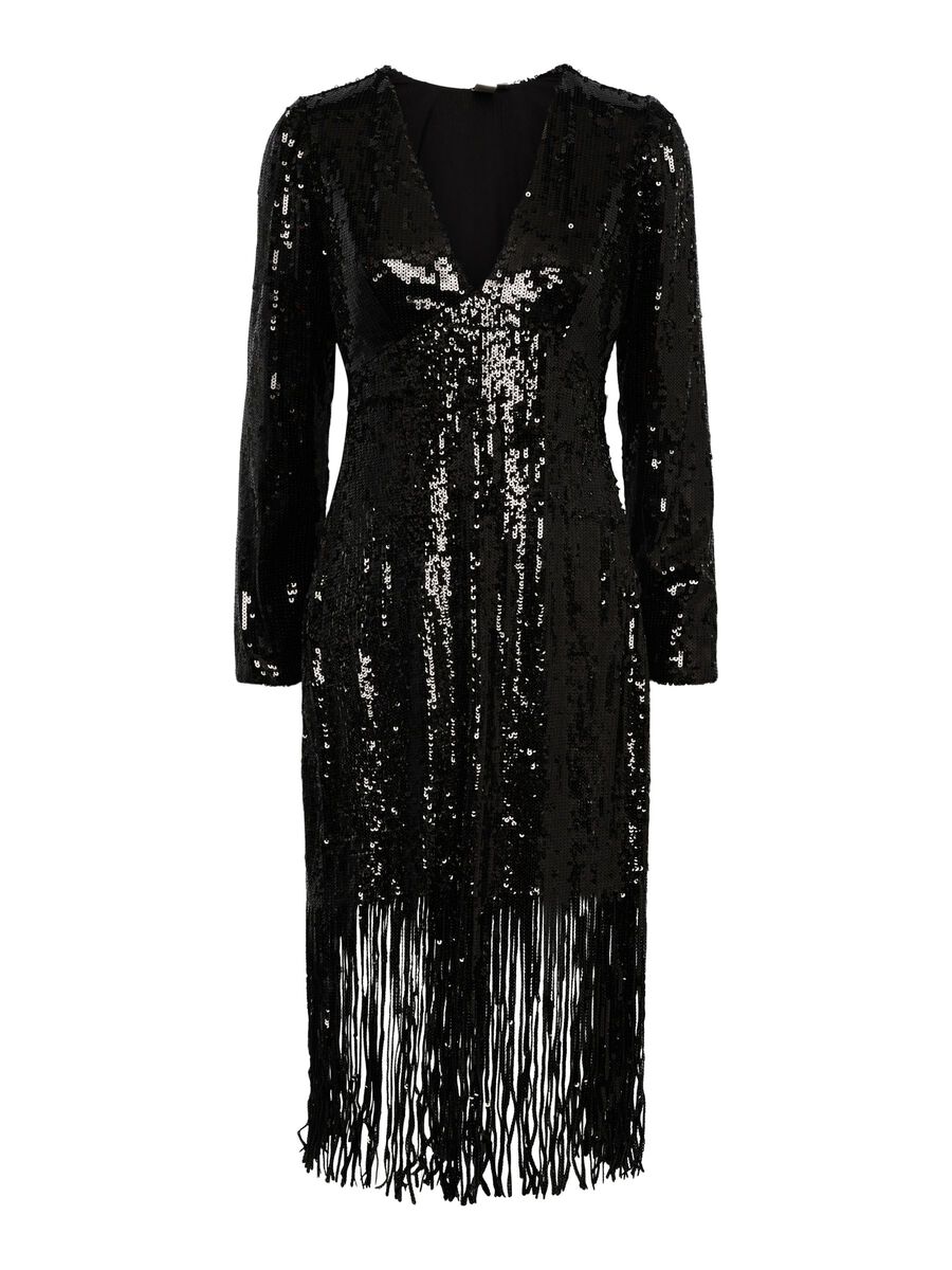 Y.A.S YASFLAPPER MIDI DRESS, Black, highres - 26028197_Black_001.jpg