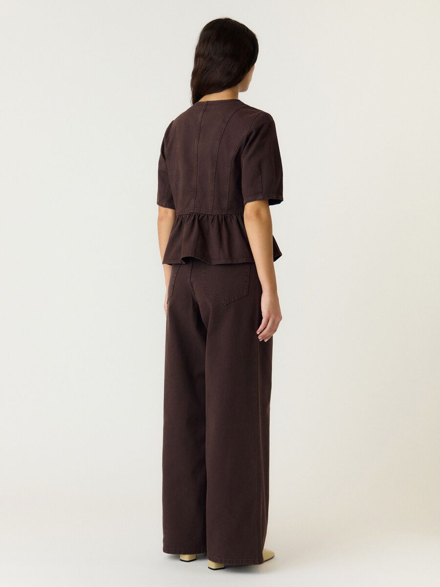 Product carousel image - YASELSIE VESTE EN JEAN, Coffee Bean | 2