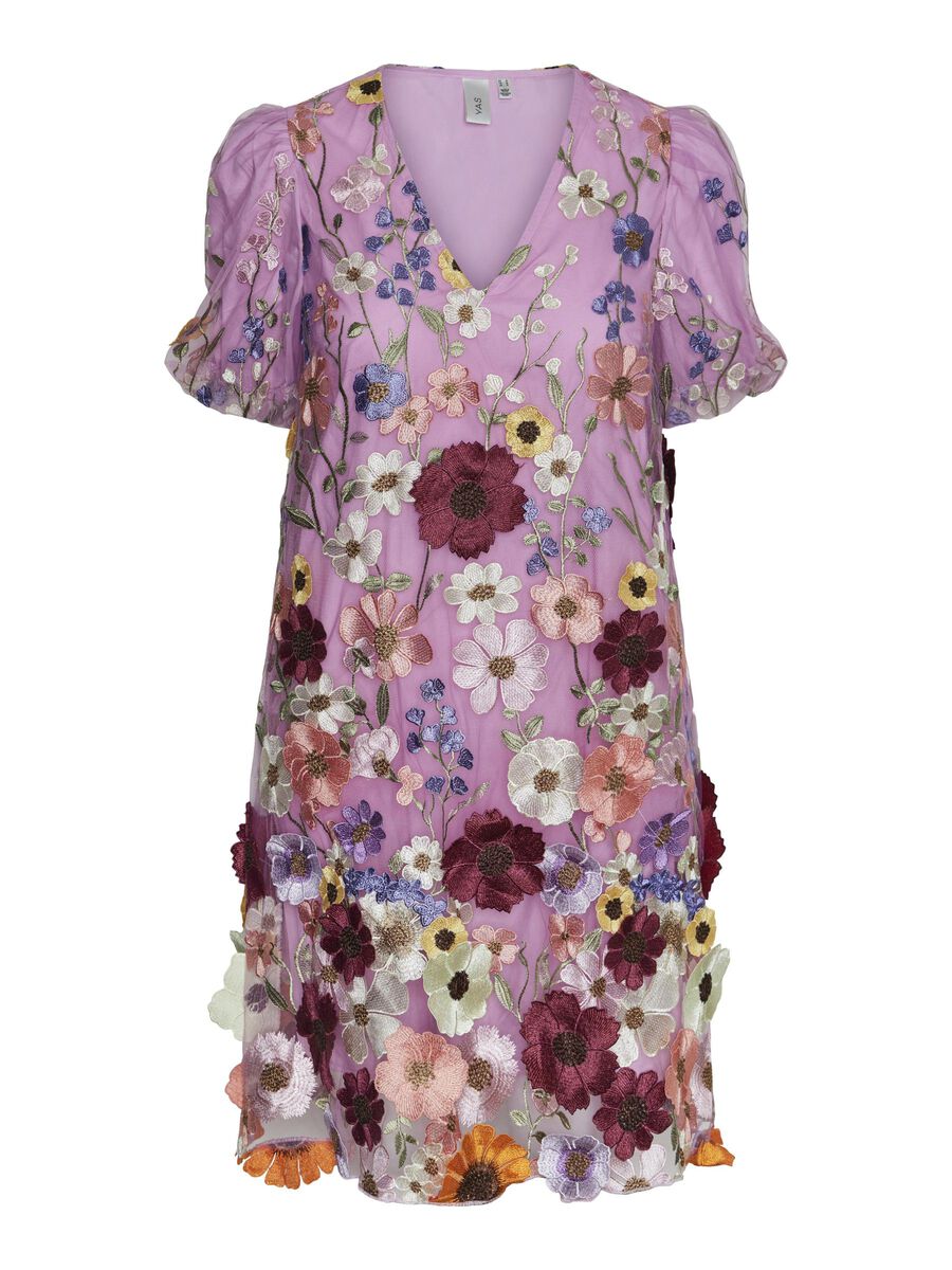 Y.A.S YASFLOWERING MINI DRESS, Pink Lavender, highres - 26033265_PinkLavender_1093998_001.jpg