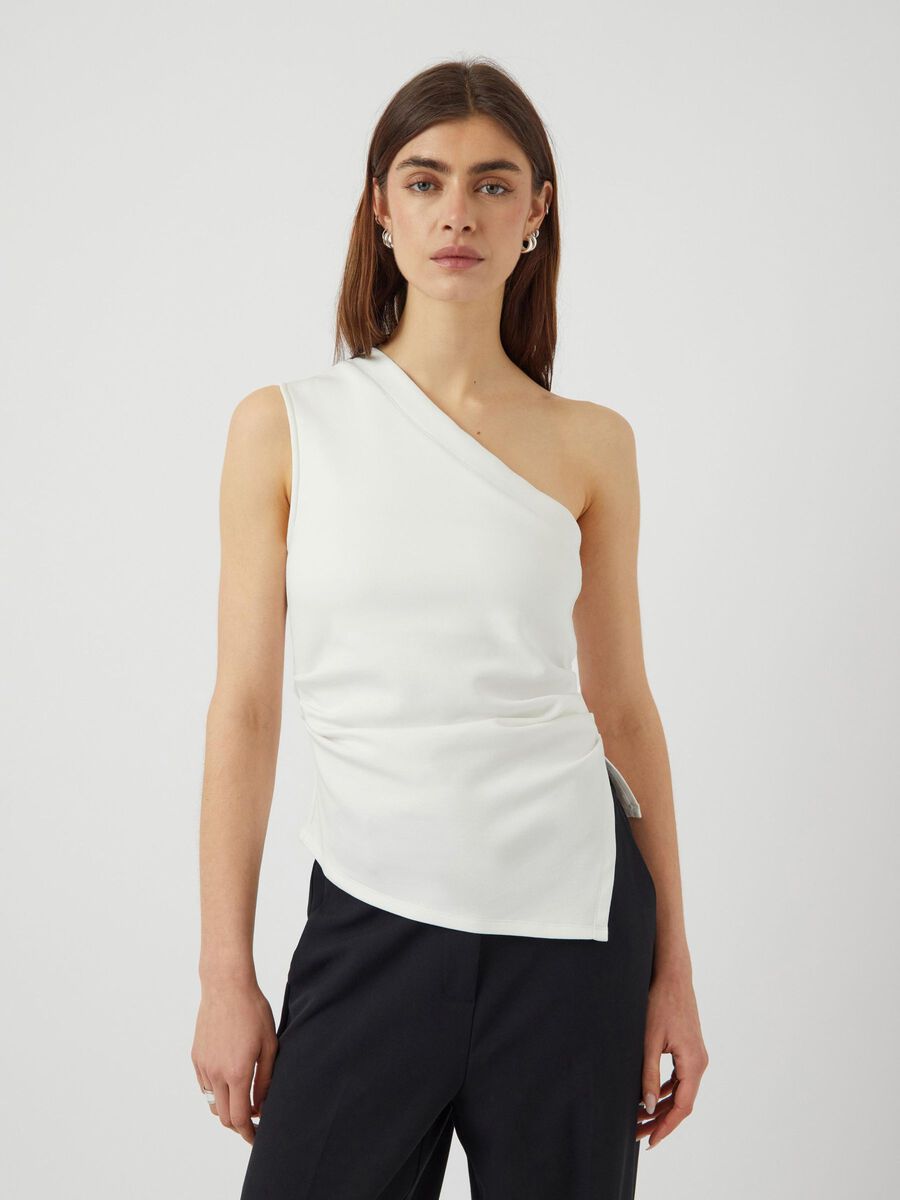 YAS YASVENICE ONE-SHOULDER-TOP, Star White, highres - 26037727_StarWhite_003.jpg