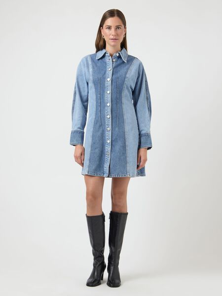 YAS YASFARO  DENIM DRESS, Light Blue Denim, highres - 26039493_LightBlueDenim_003.jpg