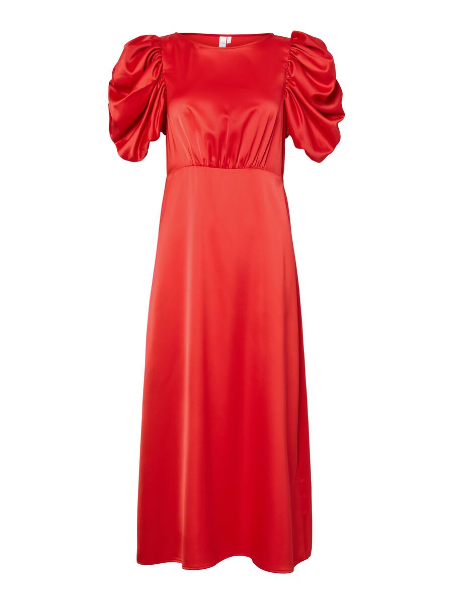 Carousel image - YASPELLA 2/4 VESTITO MIDI, Fiery Red | 5
