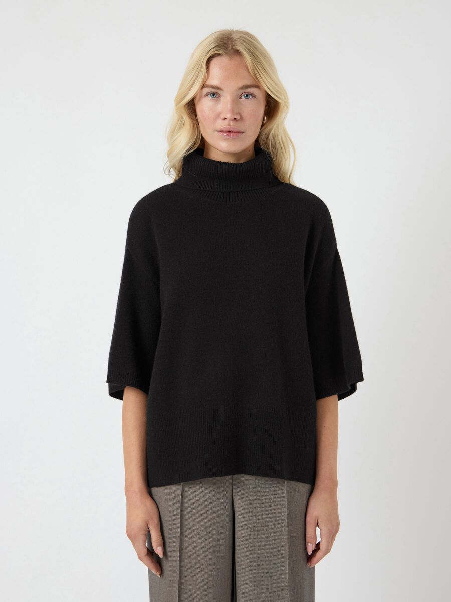 Carousel image - YASEMILA KNITTED PULLOVER, Black | 1