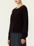 Product image thumbnail 3 YASJOHI WOOL BLEND KNITTED CARDIGAN, Coffee Bean