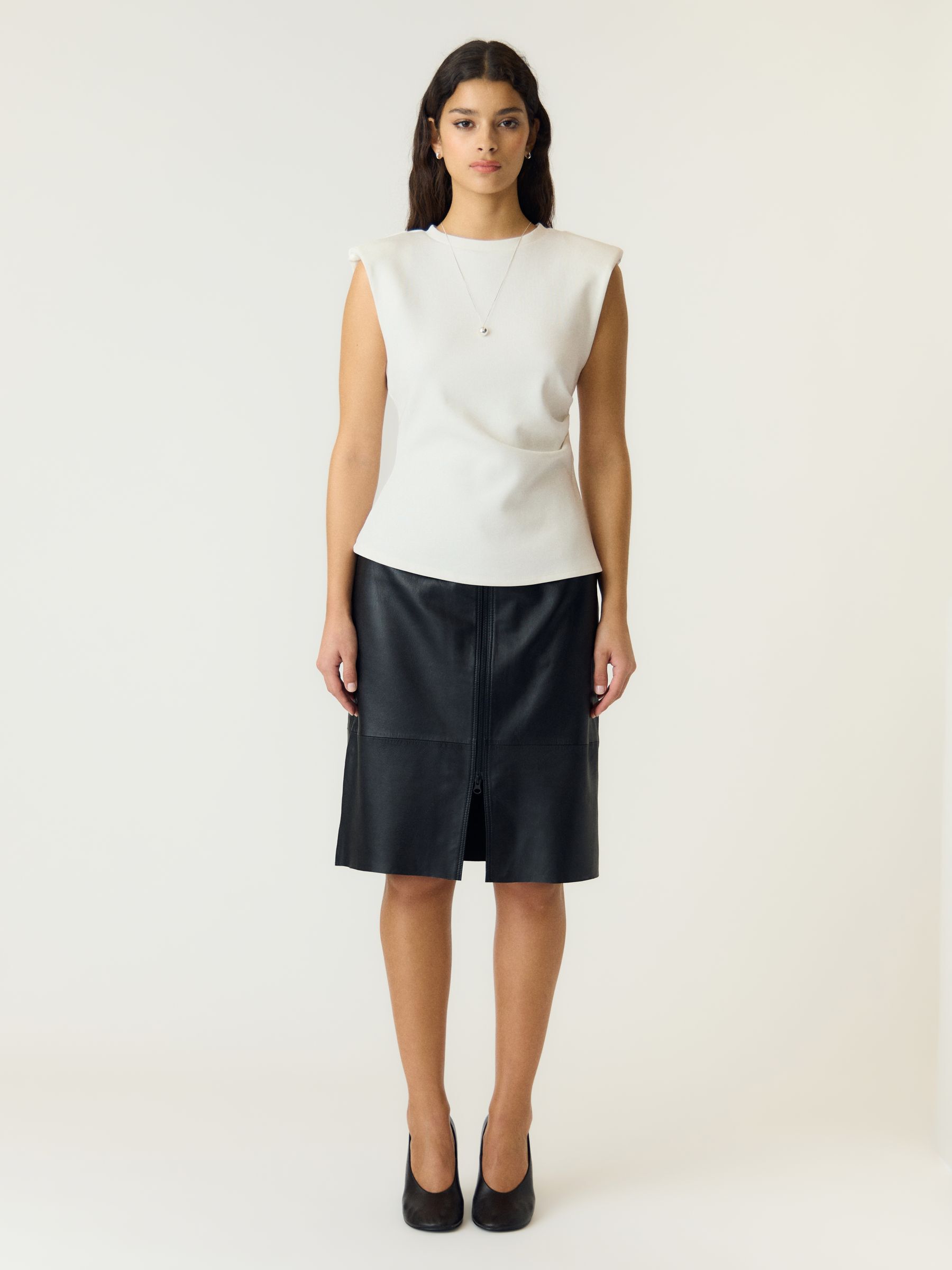 YASPINA SLEEVELESS TOP | White | YAS® Germany