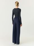 Product image thumbnail 2 SPODNIE Z WYSOKIM STANEM, Navy Blazer