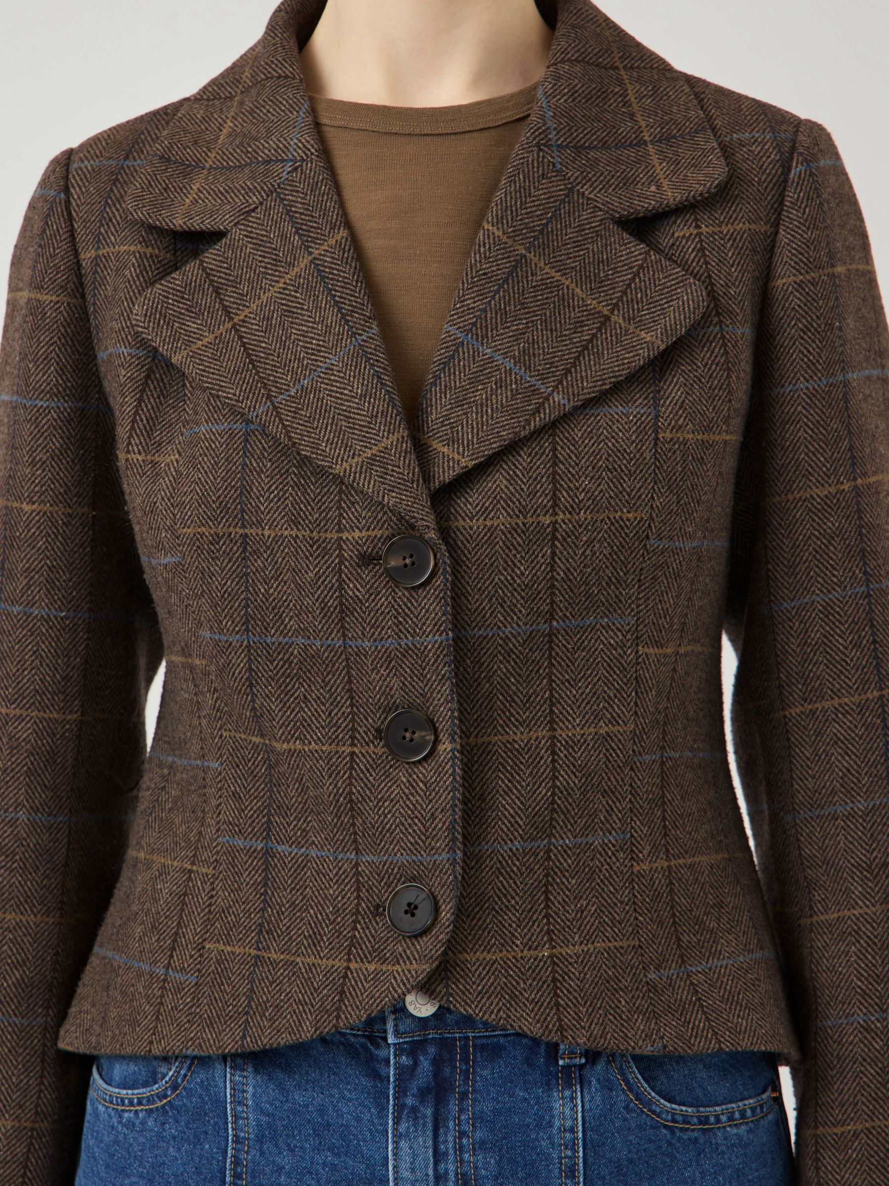 YASTHELA WOOL BLEND SHORT JACKET | Brown | YAS® Germany