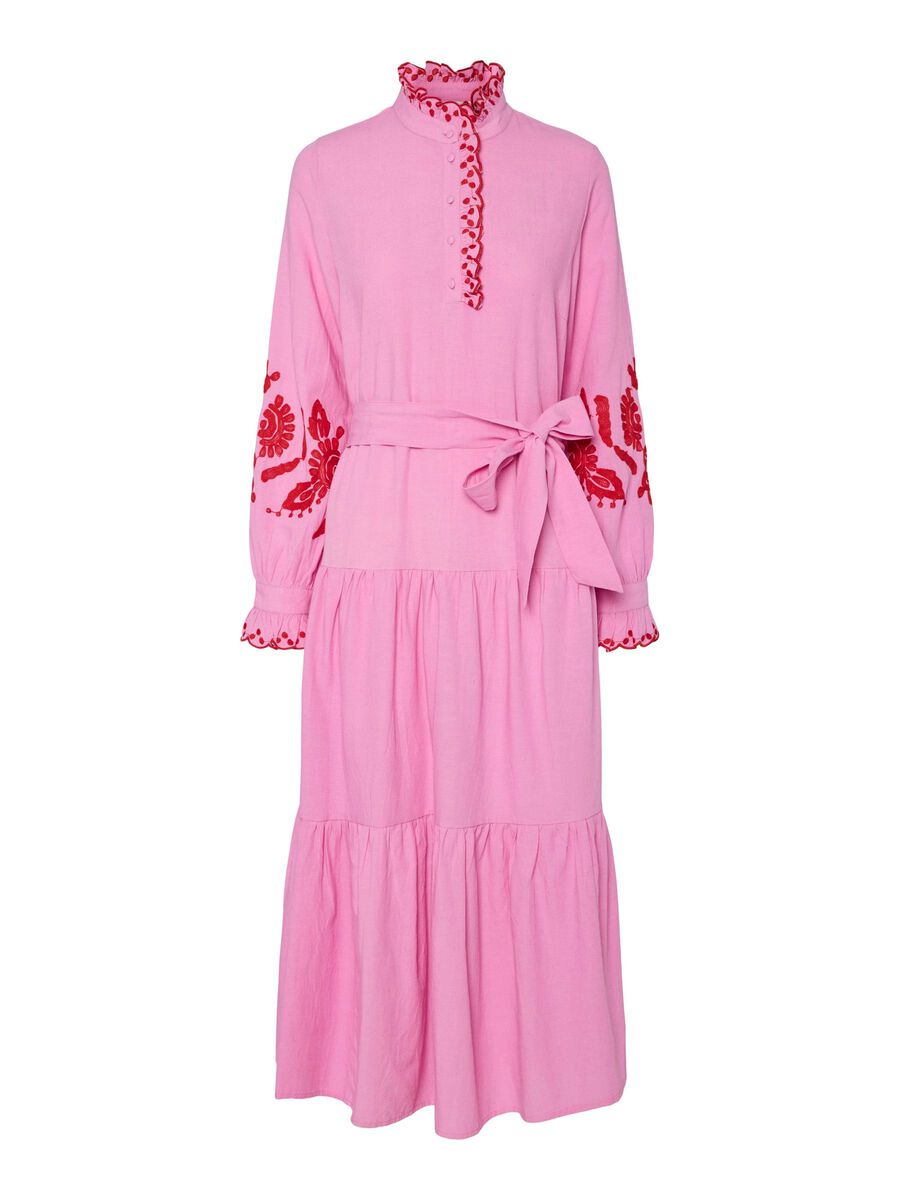 YAS YASBRIMU LONG DRESS, Cyclamen, highres - 26037460_Cyclamen_1182813_001.jpg