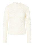 Product image thumbnail - YASLACEY - DENTELLE TOP &Agrave; MANCHES LONGUES, Pristine | 5
