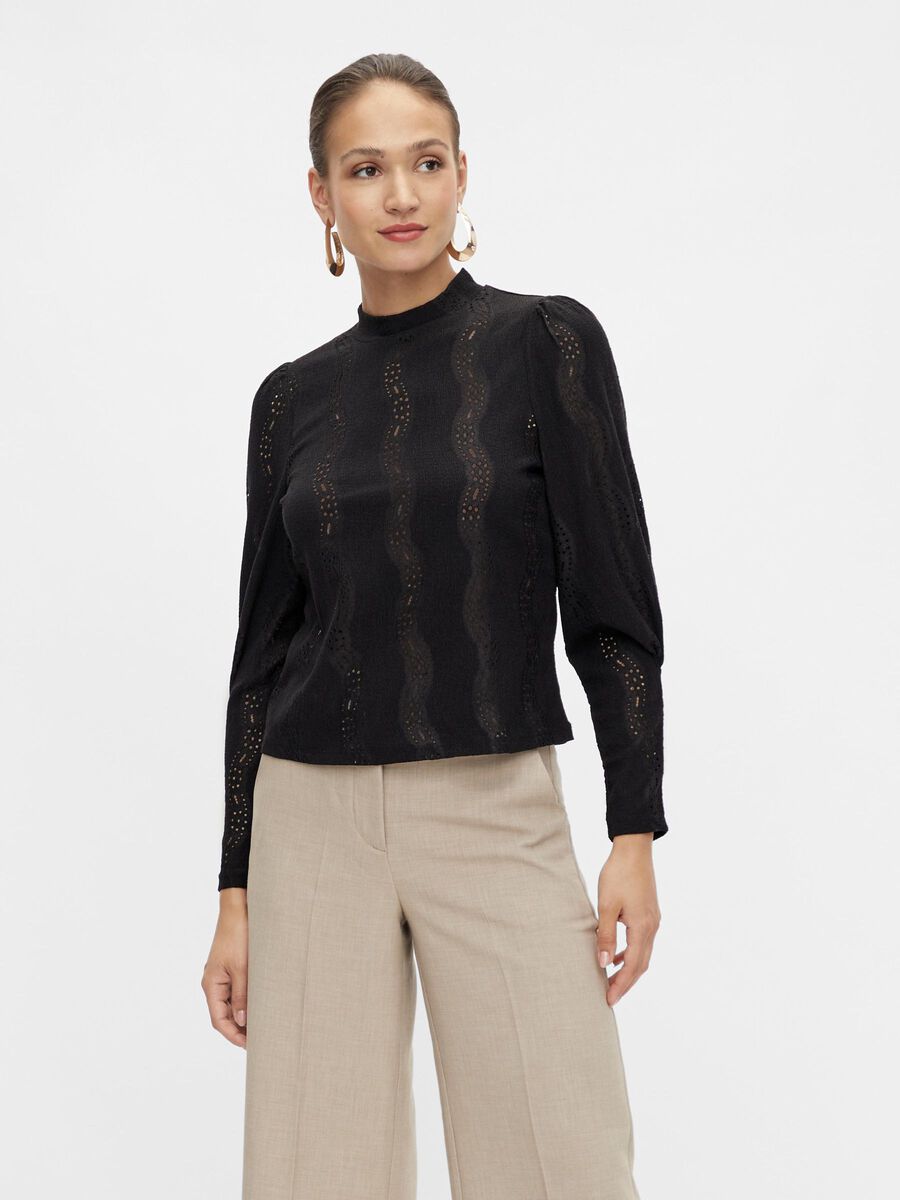 Y.A.S YASMENA LONG SLEEVED TOP, Black, highres - 26024780_Black_003.jpg