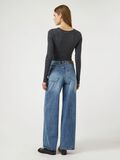 Product image thumbnail - YASUVA HW  WIDE LEG JEANS, Medium Blue Denim | 2