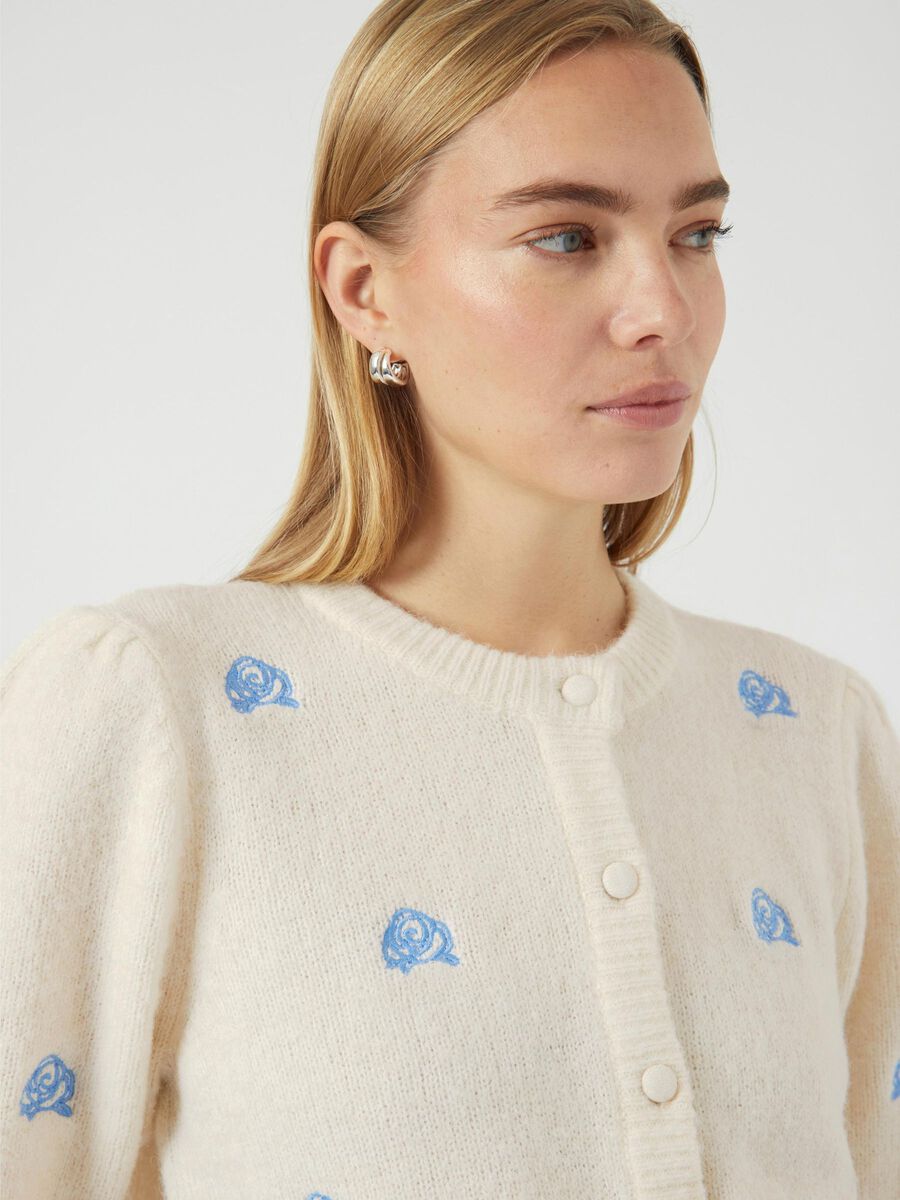 Carousel image - YASANNE GEBREID VEST, Birch | 3