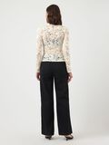 Product image thumbnail - YASLACEY - DENTELLE TOP &Agrave; MANCHES LONGUES, Pristine | 2