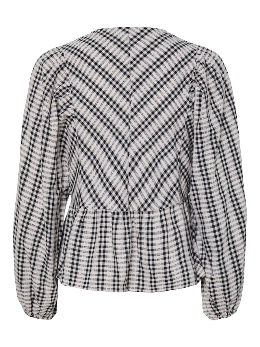 Carousel image - YASCELLI LONG SLEEVED TOP, Black | 7