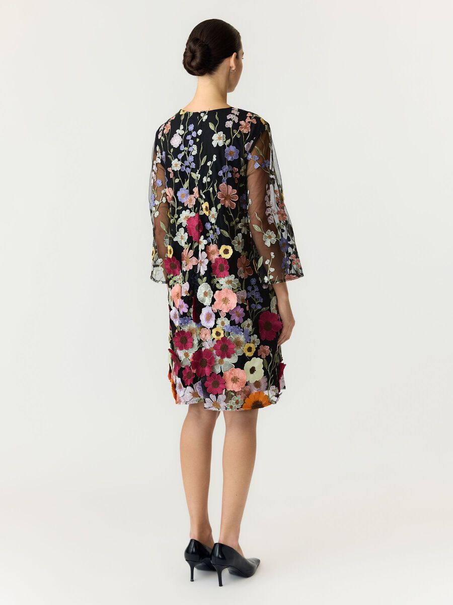 Carousel image 2 YASFLOWERING MIDI JURK, Black