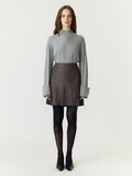 Product image thumbnail 4 YASCOLLY LEATHER SKIRT, Chocolate Brown