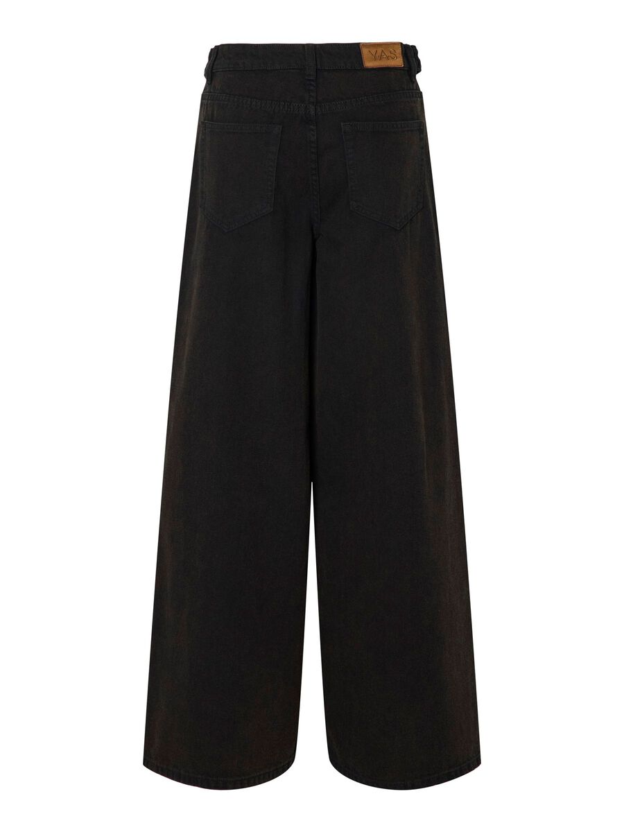 Carousel image - YASLAMI WIDE FIT JEANS, Dark Brown Denim | 6