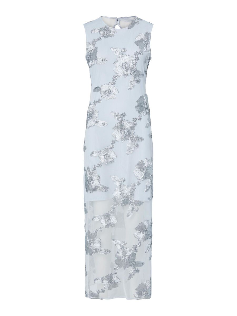 YAS YASFLOREE LONG DRESS, Halogen Blue, highres - 26037067_HalogenBlue_001.jpg