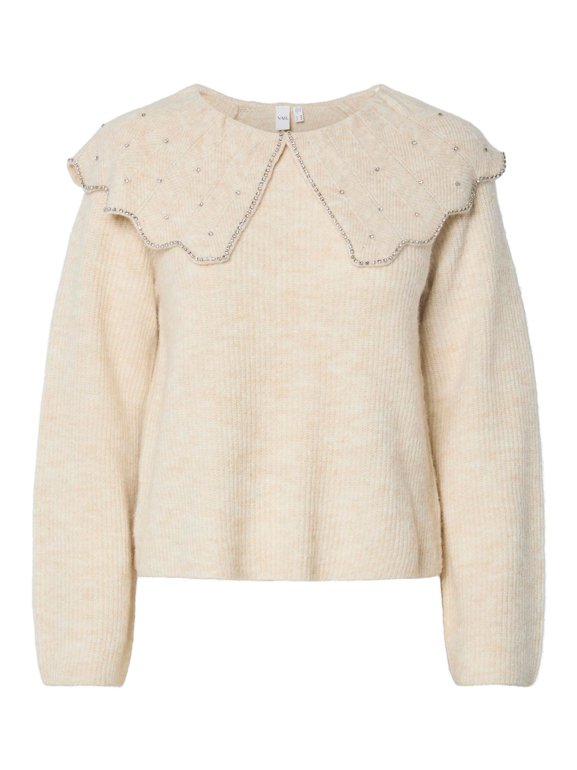 Carousel image - YASCHARMA KNITTED PULLOVER, Birch | 6