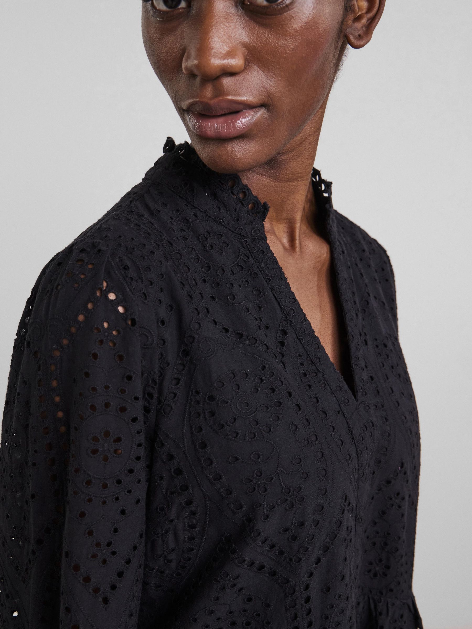 YOKE | PRINTED OPEN COLLAR SHIRT(NAVY) | プリントオープン