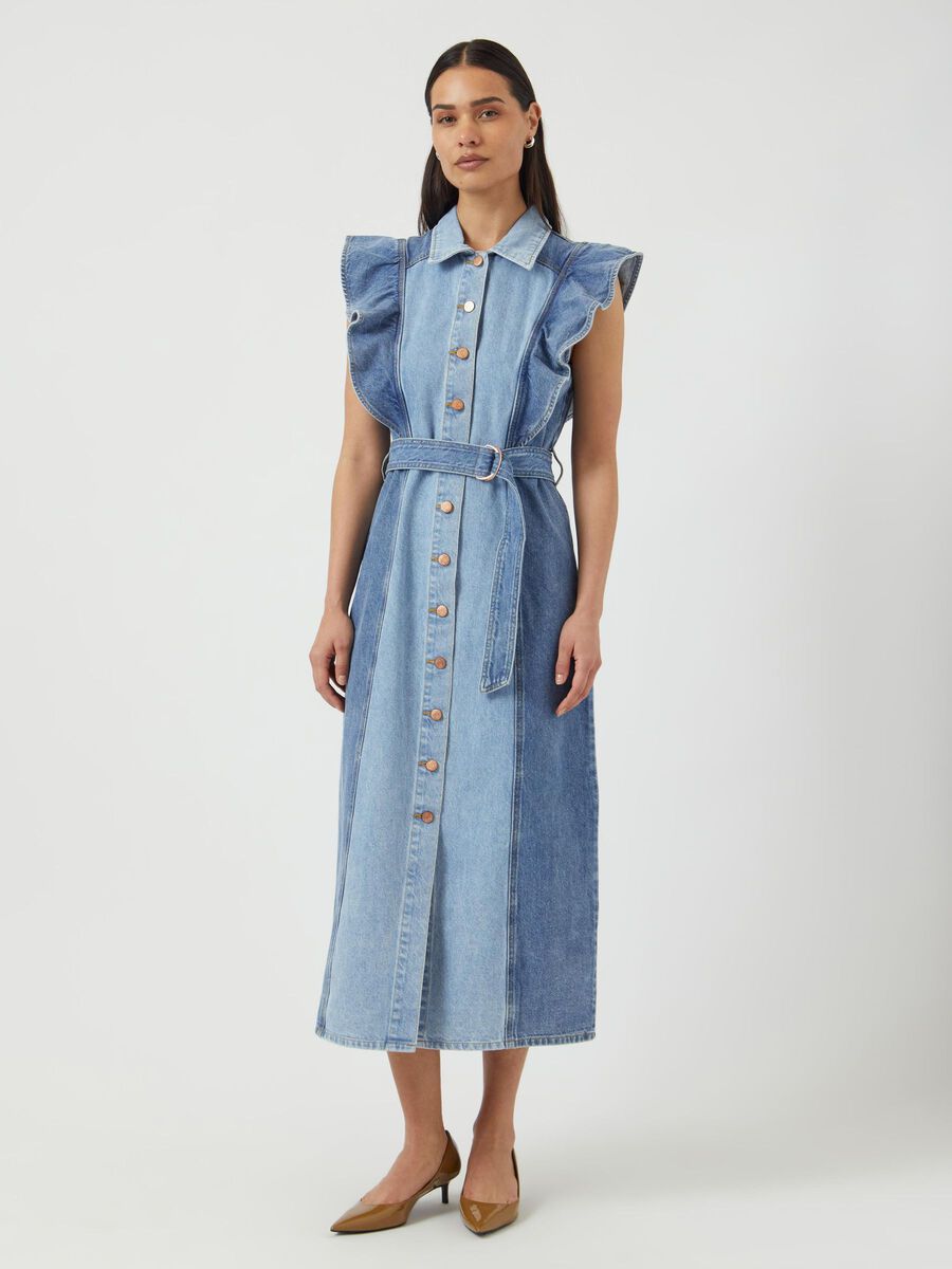 YAS YASCAWI LONG DRESS, Medium Blue Denim, highres - 26037659_MediumBlueDenim_1187920_003.jpg
