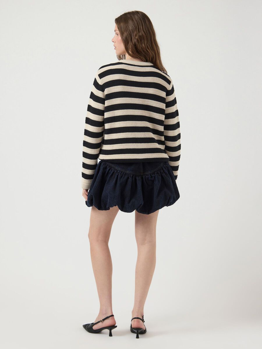 YAS YASSIRONI STRIKKET CARDIGAN, Birch, highres - 26037607_Birch_1197842_004.jpg