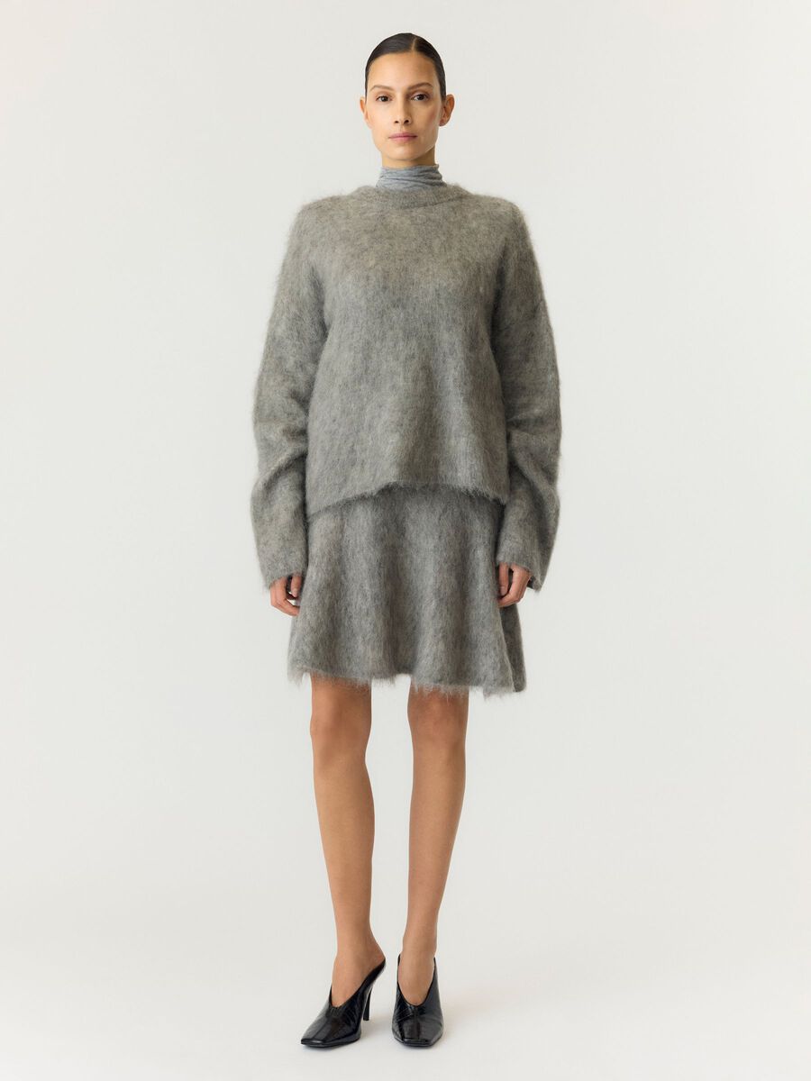 Carousel image 5 YASTILDE LS  PULLOVER, Light Grey Melange
