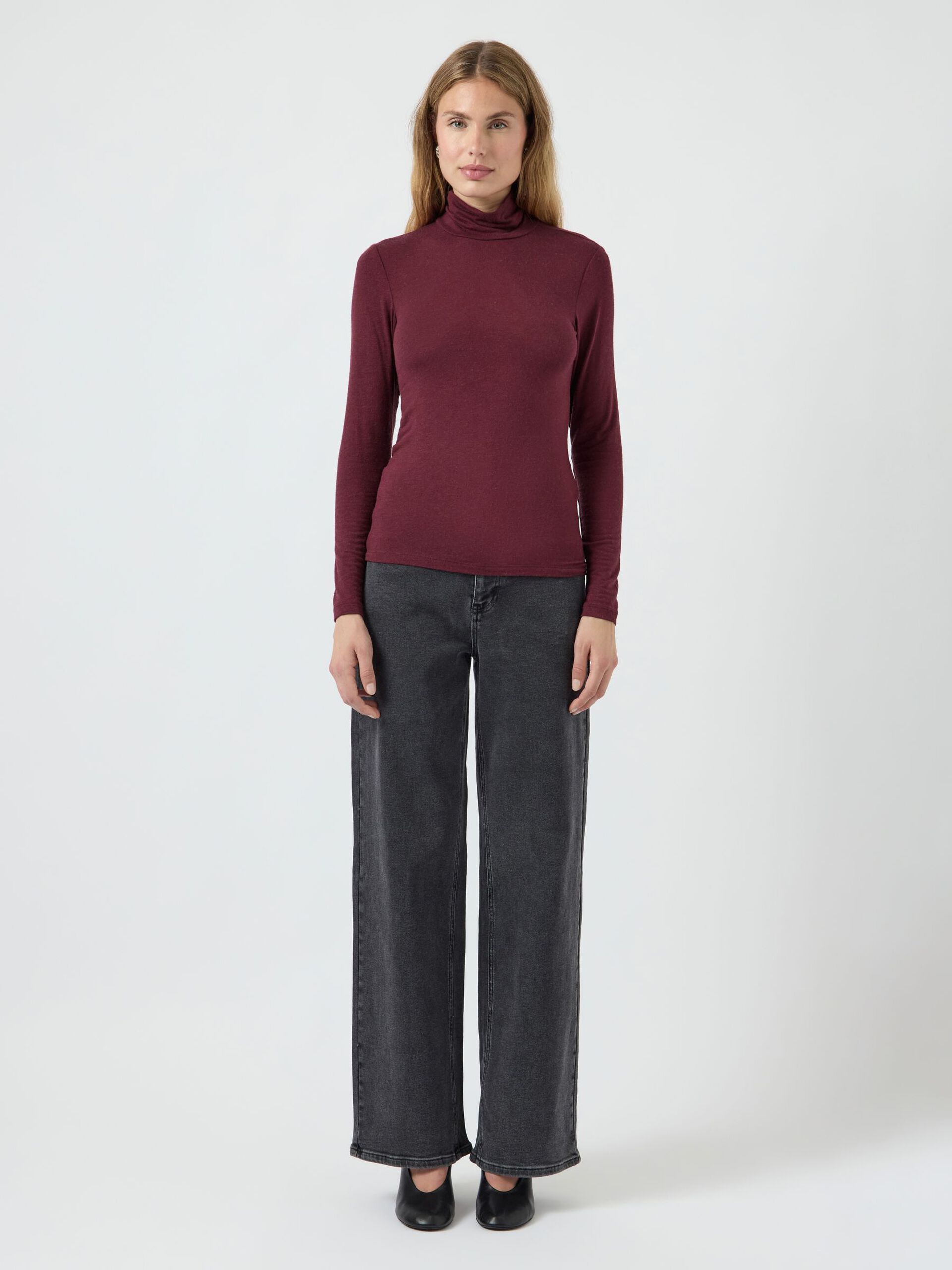 Carousel image - YASWOOLA ULDBLANDING STRIKKET TOP, Port Royale | 4