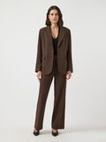 Product image thumbnail - YASREEMAJ BYXOR MED HÖG MIDJA, Chocolate Brown | 4