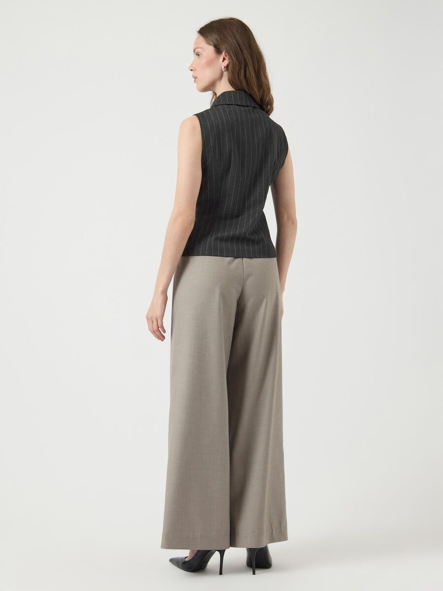 YAS ÄRMLÖS TOPP, Dark Grey Melange, highres - 26039974_DarkGreyMelange_1252014_004.jpg