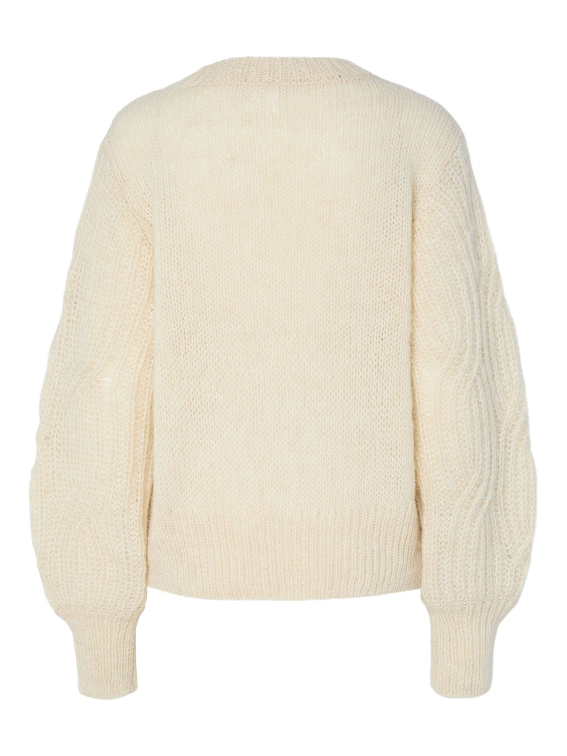Carousel image - YASZUMA WOOL BLEND KNITTED PULLOVER, Birch | 6