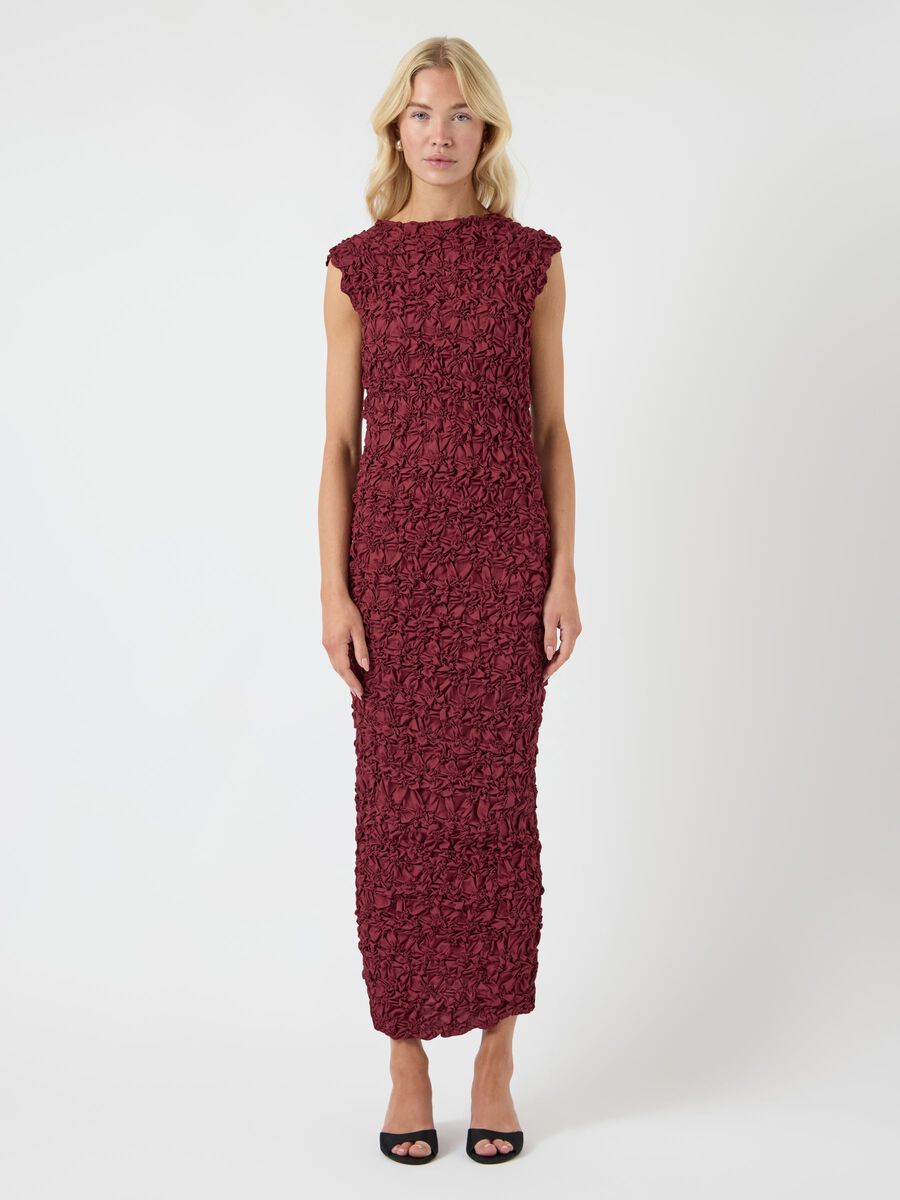 Carousel image - YASMERA MIDI DRESS, Tibetan Red | 4